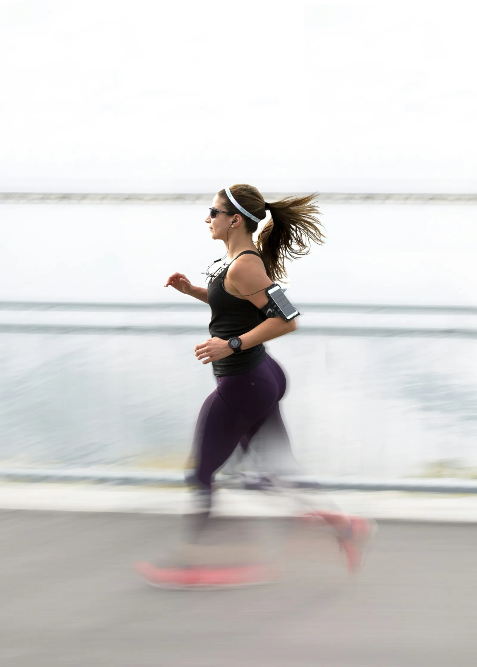 Focused concentration and forward momentum at a Biohack Miami event, where participants engage in activities that enhance mental clarity, physical endurance, and personal growth