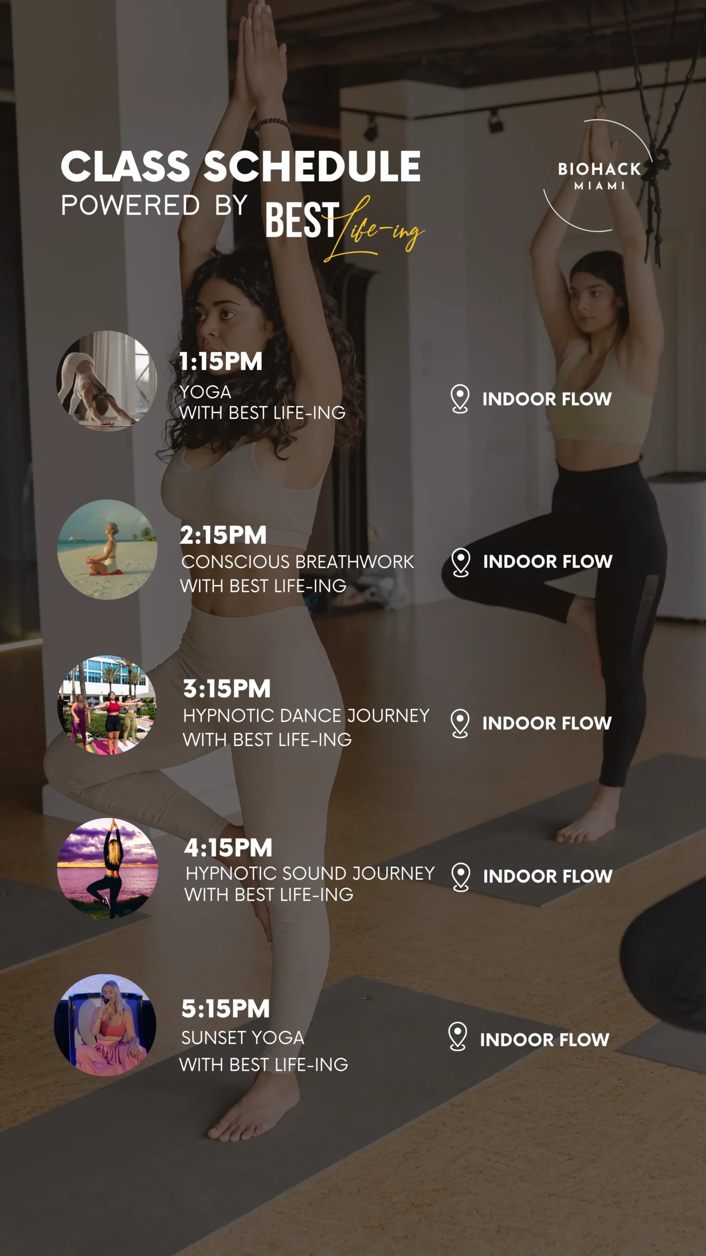 Biohack Miami class schedule